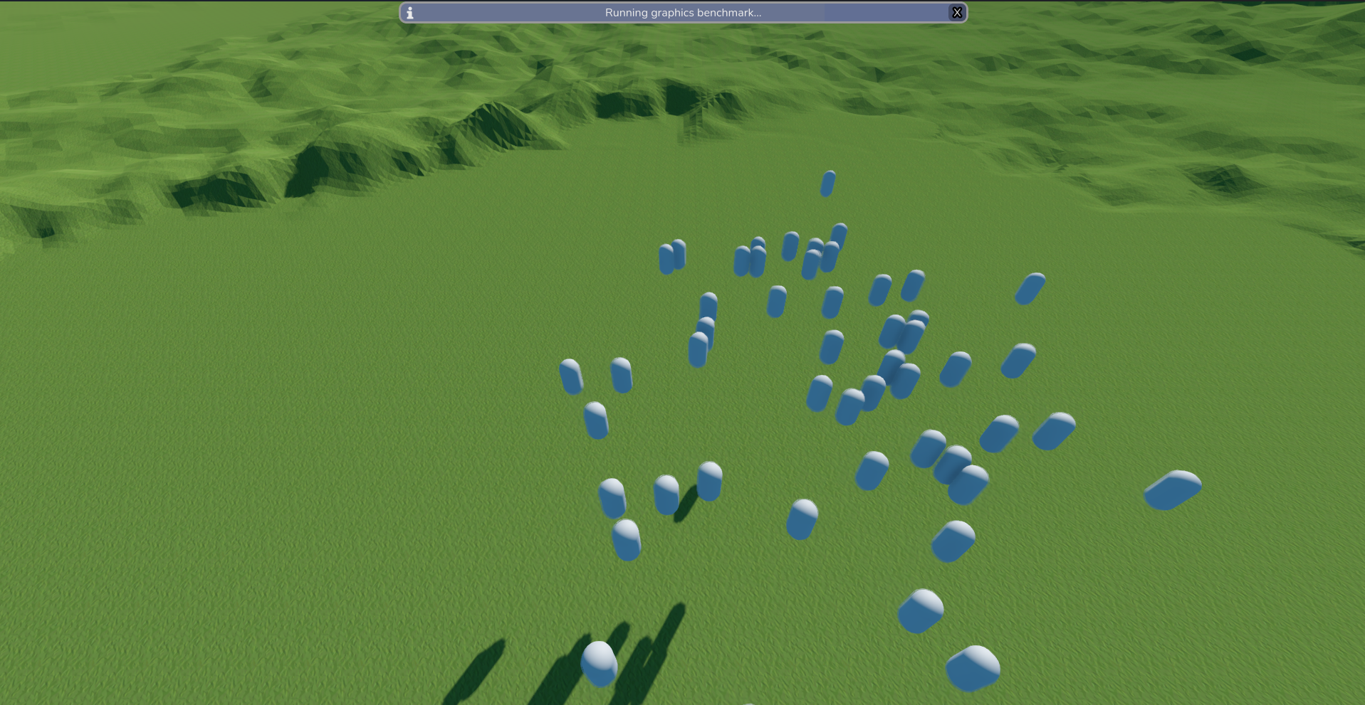 Image showing the auto-detect benchmark scene