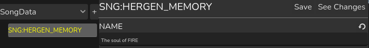 The song text was changed to the soul of FIRE in the mod editor
